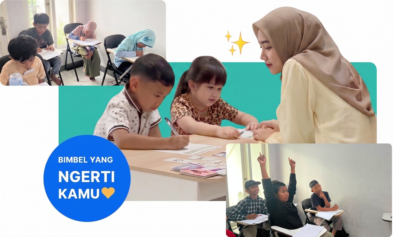 Bimbel yang ngerti kamu - tutor membimbing siswa belajar